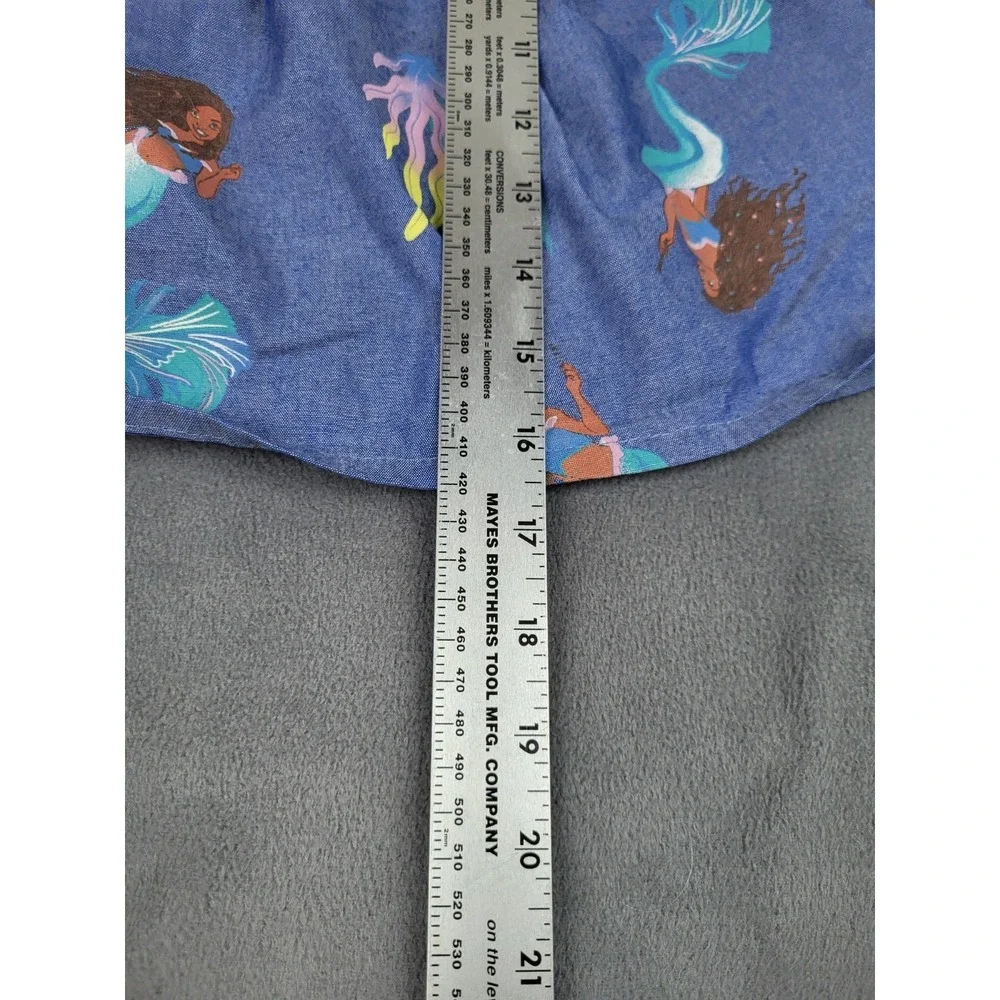 Little Mermaid Ariel Dress Girls 18Mo. Blue Disney‎ A Line Flowy Whimsical